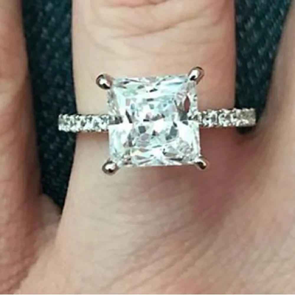 DIAMONIQUE ENGAGEMENT RING - Picture 5 of 5